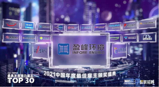 9001cc金沙以诚为本环境荣获“2021中国年度最佳雇主-最具发展潜力雇主”